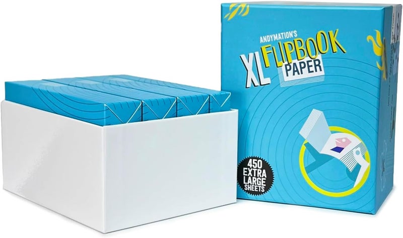 ANDYMATION XL Flipbook Paper Pack for Drawing and flipbook Making, Ideal for Large Scale Animation - Image 2